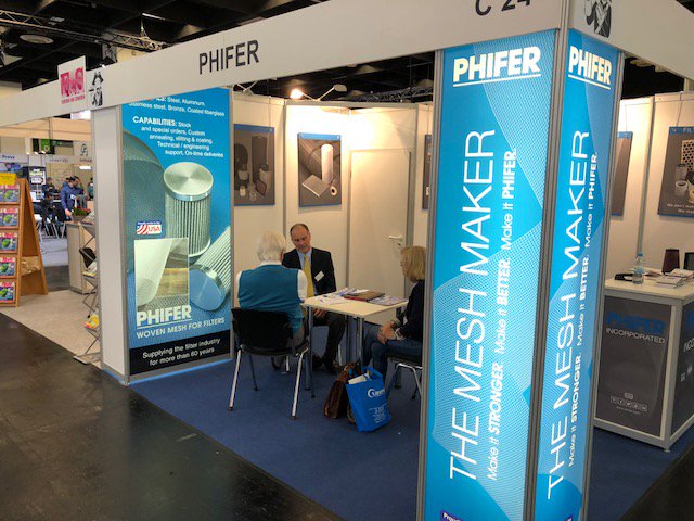PhiferInc's tweet image. More from #FILTECH 2018 #filtration #mesh Booth C24