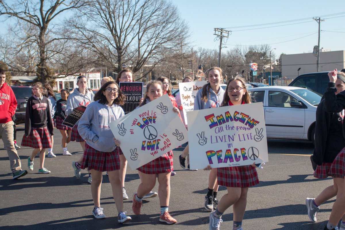 More than 100 students & staff opted to participate in #NationalWalkoutDay as an extension of our #ProLife mission, in support & solidarity for the #Parkland & #StonemanDouglasHS victims & survivors. DB walks with you on this journey toward ending violence. Every life is sacred.