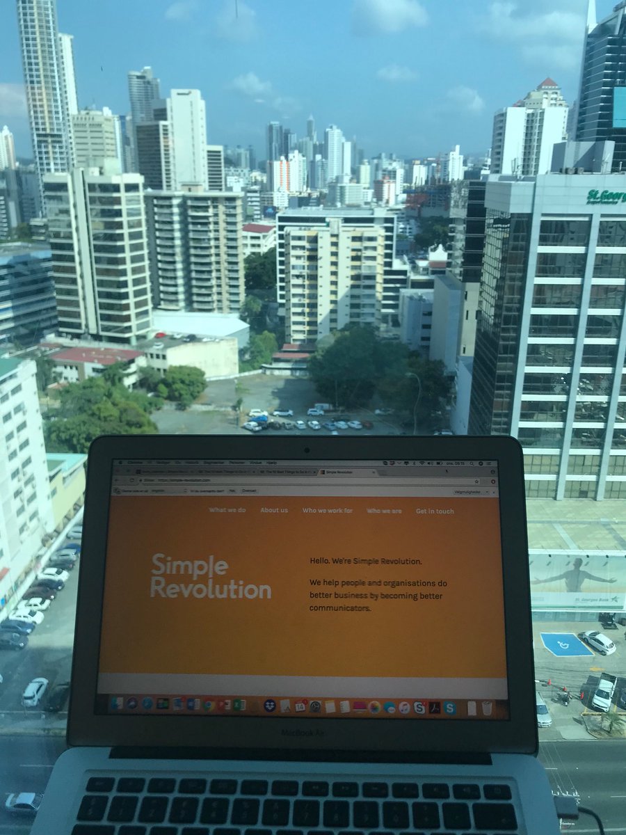 Simple_Revo's tweet image. Simple Revolution travels to Panama City. Jacob is there, working with clients at a conference. Nice view. Great website! #simplerevolution #panamacity
