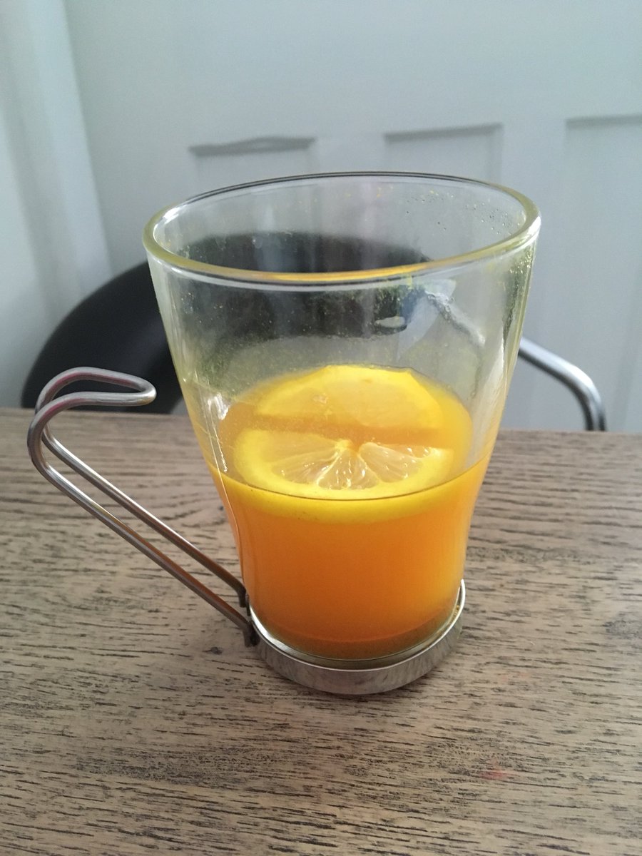 DrMGhisoni's tweet image. Well I must say  that #Tumerictea was quite nice and if it gets rid of this cold I will be recommending it.