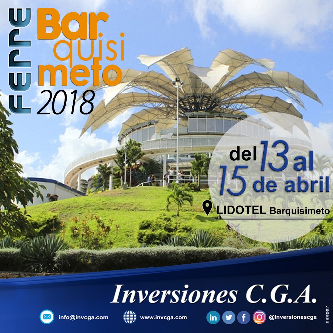 InversionesCGA's tweet photo. ¿Vas para #FerreBarquisimeto2018? Dínos qué te gustaría ver en nuestro stand #EventosCGA https://t.co/NPvIqWl3g8