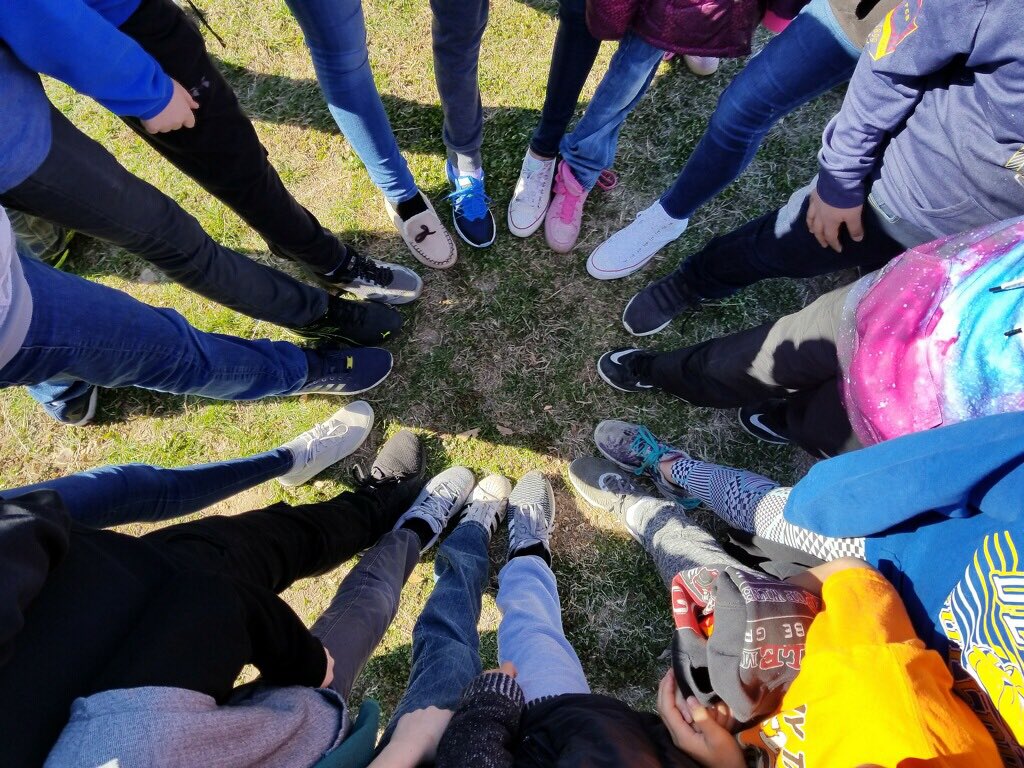 CoachJohnUnger's tweet photo. 17 students, 17 shoes = 17 conversations that hopefully meant something. #decaturmiddle #morethantestscores #empower #walkout @hartfullteacher @jc_sotallaro https://t.co/4V4aPcGVeg