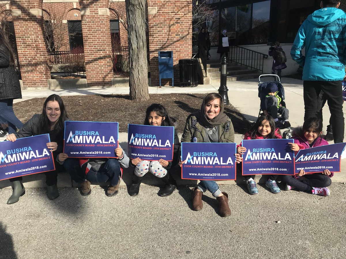 bushraamiwala's tweet photo. In honor of #NationalWalkOutDay, I want to remind everyone how powerful young people are when it comes to mobilizing groups of people.

Here photos from my March to the Polls to showcase the perfect marriage between activism (marching) and civic responsibility (voting). #Punch91 https://t.co/hPLc8zaezy