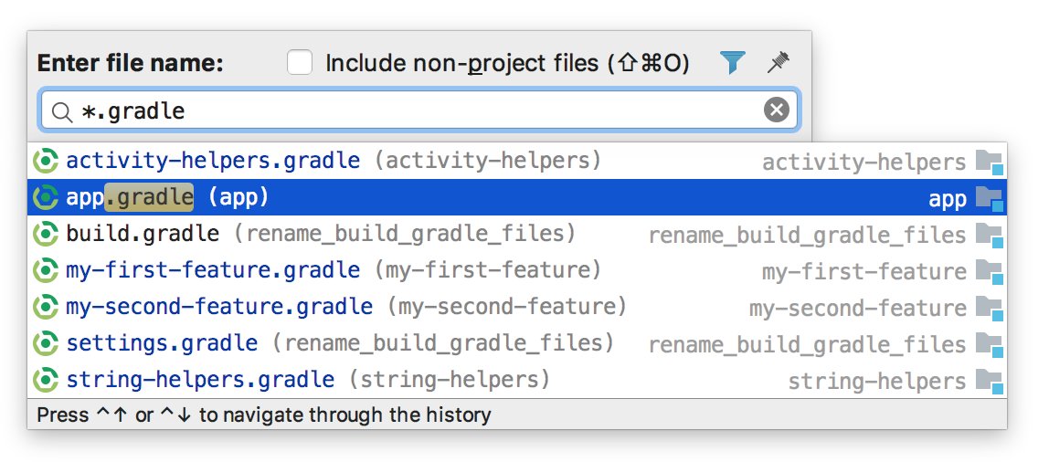 gradle's tweet photo. "In a multi-module project, searching for the right build.gradle can be tricky."

You can make your build files easily distinguishable with just a few lines in settings.gradle. 

Here's how: https://t.co/NRvb8vGwTG https://t.co/J8qCc19CeY
