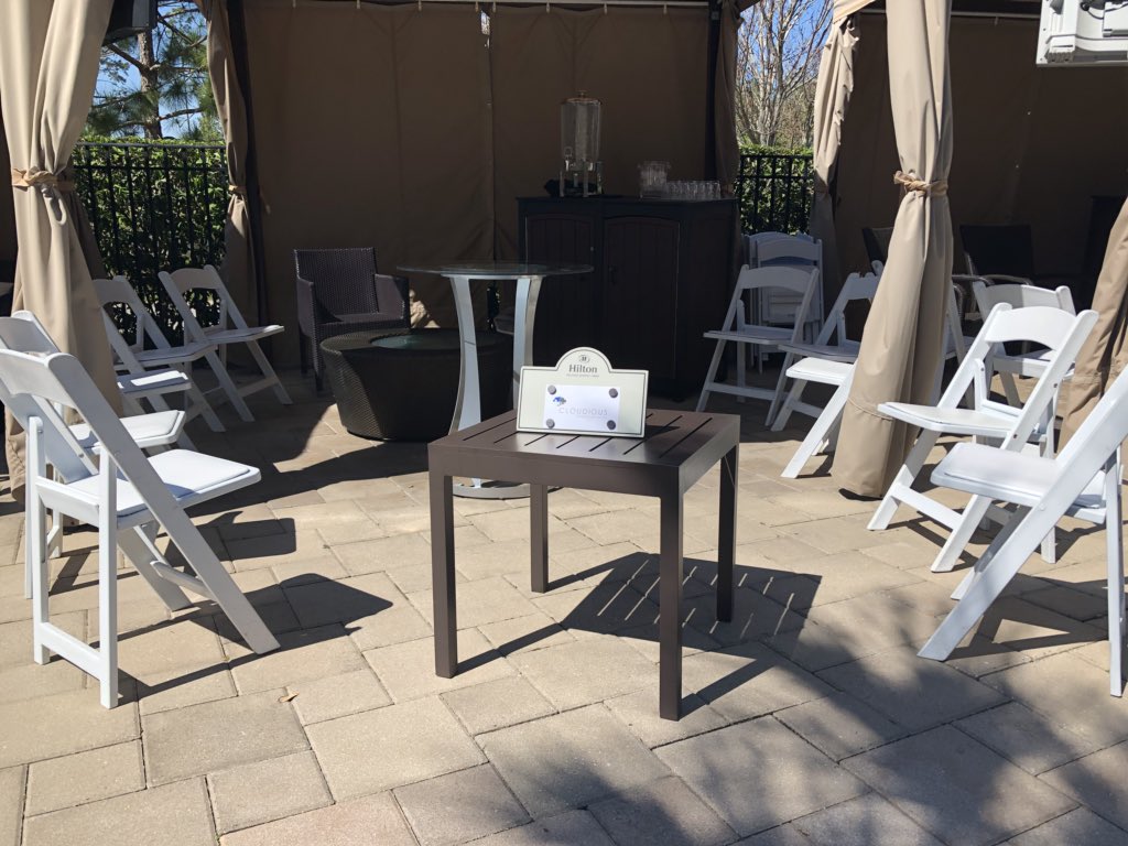 jimholc's tweet photo. #VMSALive2018 officially begins.  Pool party with the official @CloudiousL booth https://t.co/fz7tA36z2P