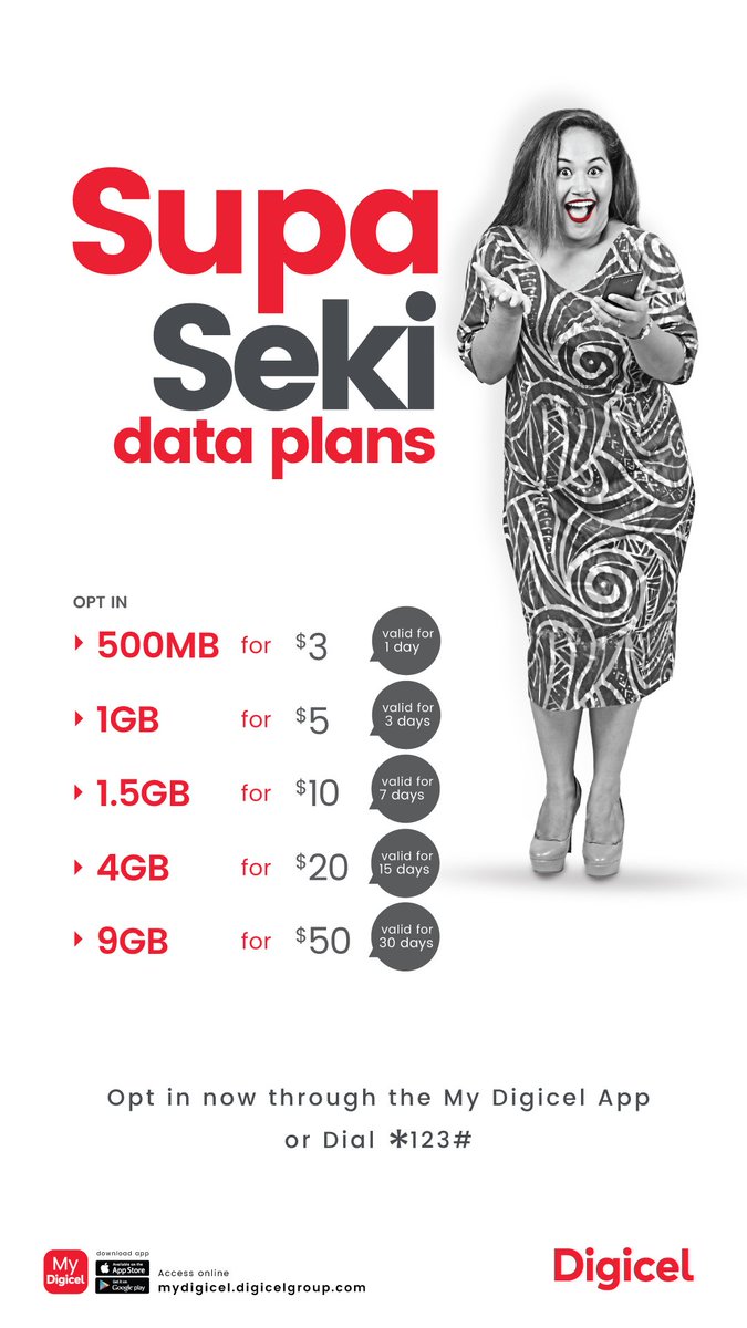 digicel_samoa's tweet photo. ❗Introducing our new bigger and better SUPA SEKI Data Plans!❗
. #DigicelYourDataNetwork #SupaSeki #SekiaDigicel https://t.co/53FqCCdXia