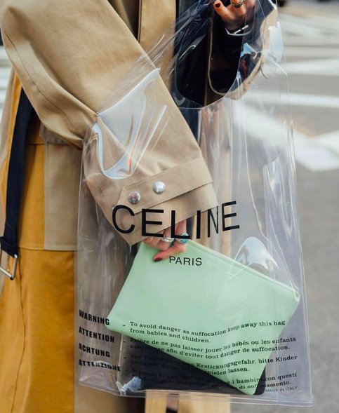 celine vinyl bag
