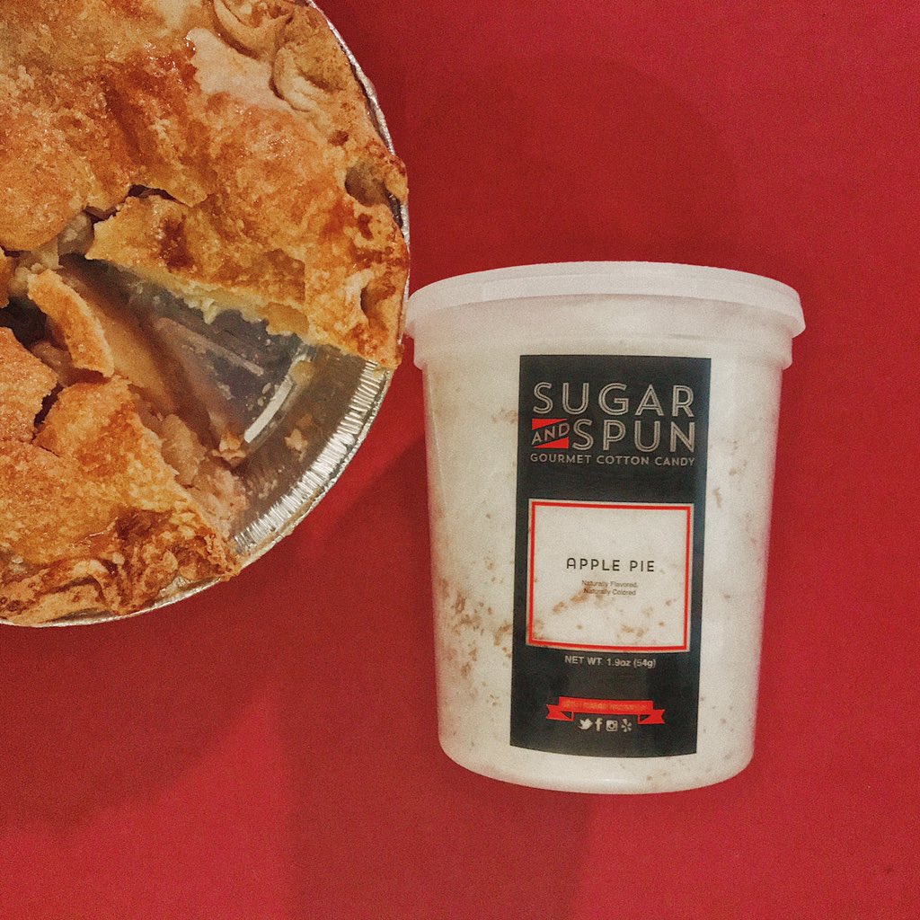 Don't be irrational, eat cotton candy. Happy π Day! Celebrate with Apple Pie for $3.14 🍎 sugarandspun.com/products/apple…