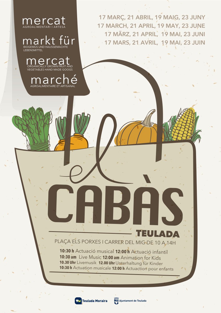 myteulada's tweet photo. “EL CABÀS” – FARMER´S MARKET https://t.co/8WKKpiaMvD