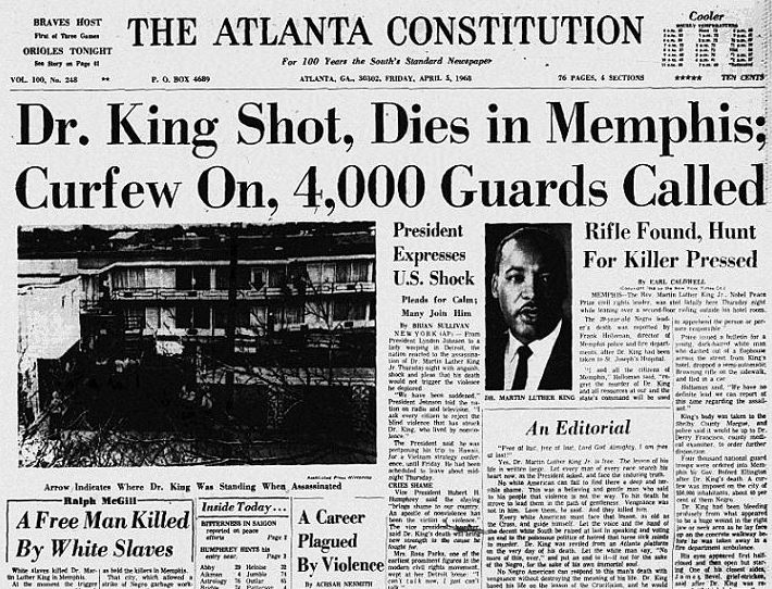 On April 4, it will be 50 years since an assassin's bullet silenced the 'prince of peace.' 

This account will remember the powerful work, life, and last days of Dr. Martin Luther King, Jr. and honor the enduring legacy of the movement he led. #RememberingMLK #MLK50