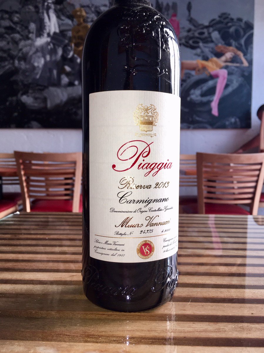 WynwoodOven's tweet photo. Come and get a taste of today's #WYN of the Day, #Piaggia’s #SuperTuscan 2013 Carmignano #Riserva, to go with your Italian #WYNwoodOven dinner for only $12 a glass. #Wynwood #Wine #Miami https://t.co/oo4SrDne09