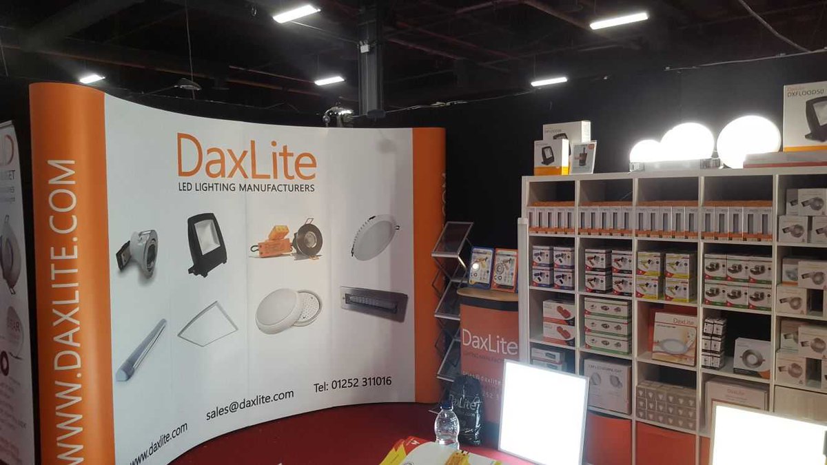 DaxLite's tweet image. All set up ! 

Stand K20 - Elexshow, Eventcity Manchester. 

See you there.

#daxlite #elexshow #manchester #show #led #lighting