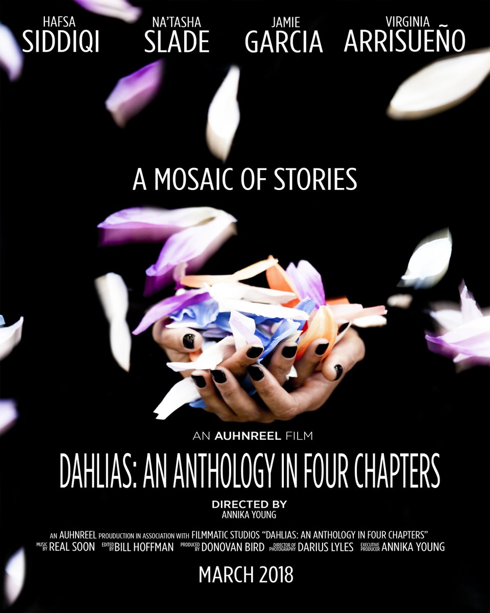 Female-focused short film, "Dahlias," premieres in #DC during #WomensHistoryMonth! Filmmaker Annika Young (<a href="/contentfarmtv/">The Content Farm</a>) screens her anthology (shot in DC!) at <a href="/steadfastdc/">Steadfast Supply | 🛍 Gift Shop 🛍</a> on 3/24. #202Creates #acreativedc <a href="/MayorBowser/">Mayor Muriel Bowser</a> <a href="/TheDCArts/">DC Commission on the Arts & Humanities</a> <a href="/DMPEDDC/">DMPED</a> 

👉🏾 RSVP: bit.ly/2FE1ARD