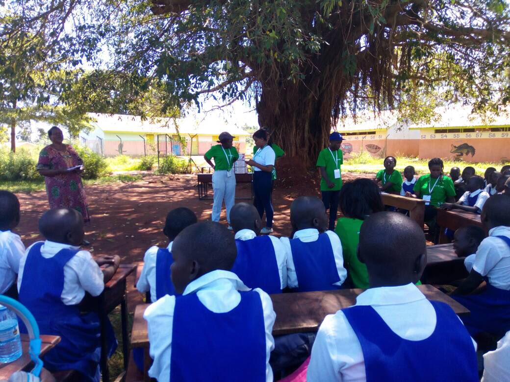 KiwumuloRuth's tweet photo. #ThrowbackRct the #REI17 in Gulu. It was all about mission green #IamForAGirl #Rotaract50 #WorldRotaractWeek @ckawunde https://t.co/UD3vTU7HQb