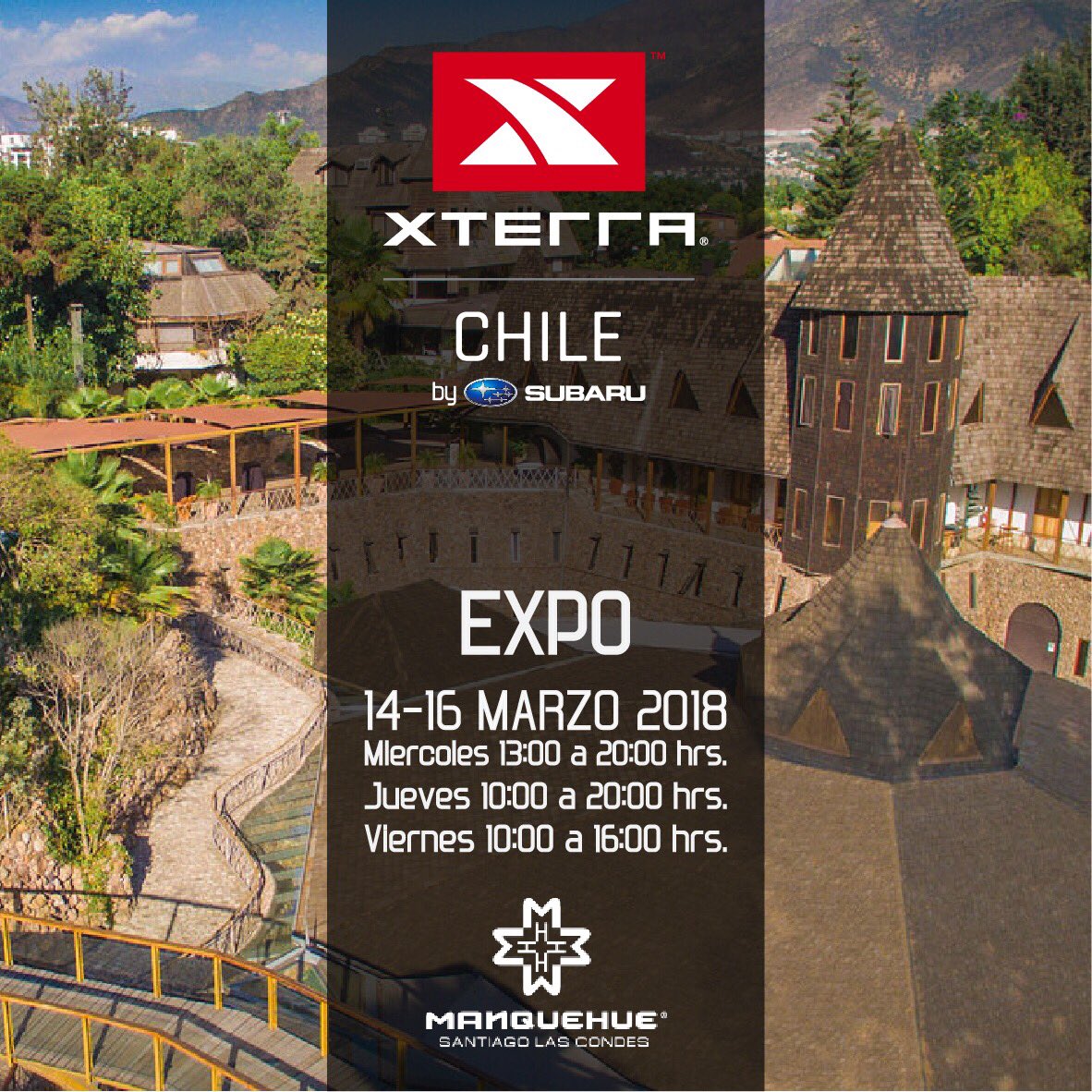 Hoy inauguramos la Expo XTERRA Chile en el Hotel @manquehue_hoteles ¡Te esperamos! #xterrachile #xterrachilebysubaru #onetribe #xterrafest