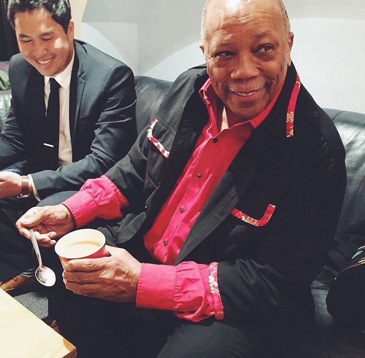 Happy 85th birthday 🎉 to my boss, my mentor, my teacher, but most of all- my friend, <a href="/QuincyDJones/">Quincy Jones</a> ❤️