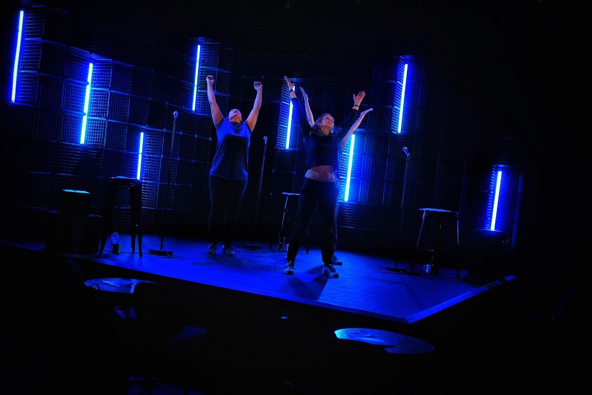 LiveTheatre's tweet photo. Good luck to all the #PaperScissorsStone team for a great show tonight as part of our #ElevatorFestival. Break legs guys! For those joining us to see the show, here's a sneaky few production shots to give you a glimpse of what you can expect! https://t.co/7zASjqskMq