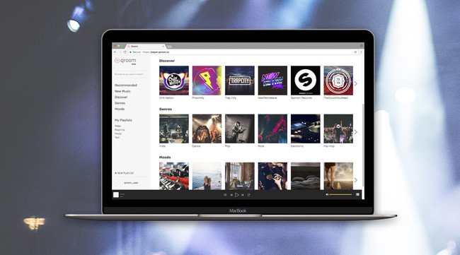genbeta's tweet photo. Qroom, escucha música gratuita e ilimitada de forma sencilla desde la web o tu iPhone https://t.co/hwGlxAqW5K https://t.co/eXaPrEzVol