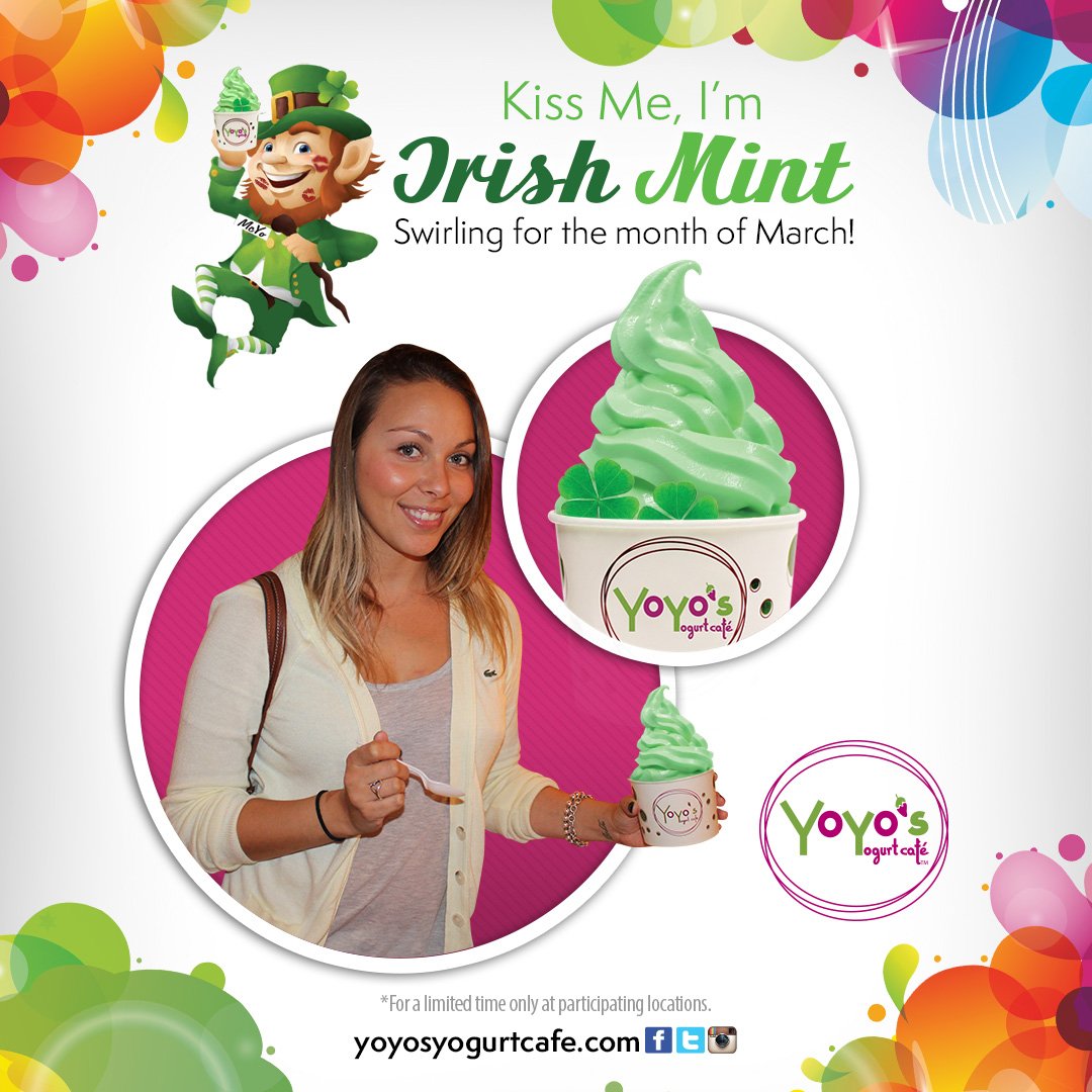YoYo's Yogurt Cafe on Twitter "GetLucky with our flavourofthemonth