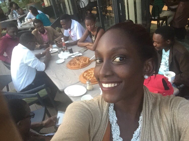 KiwumuloRuth's tweet photo. We even had fellowship @javas as a way of celebrating our past president @Carole256 #ThrowbackRct #Rotaract50 #WorldRotaractWeek https://t.co/amcOZRclva