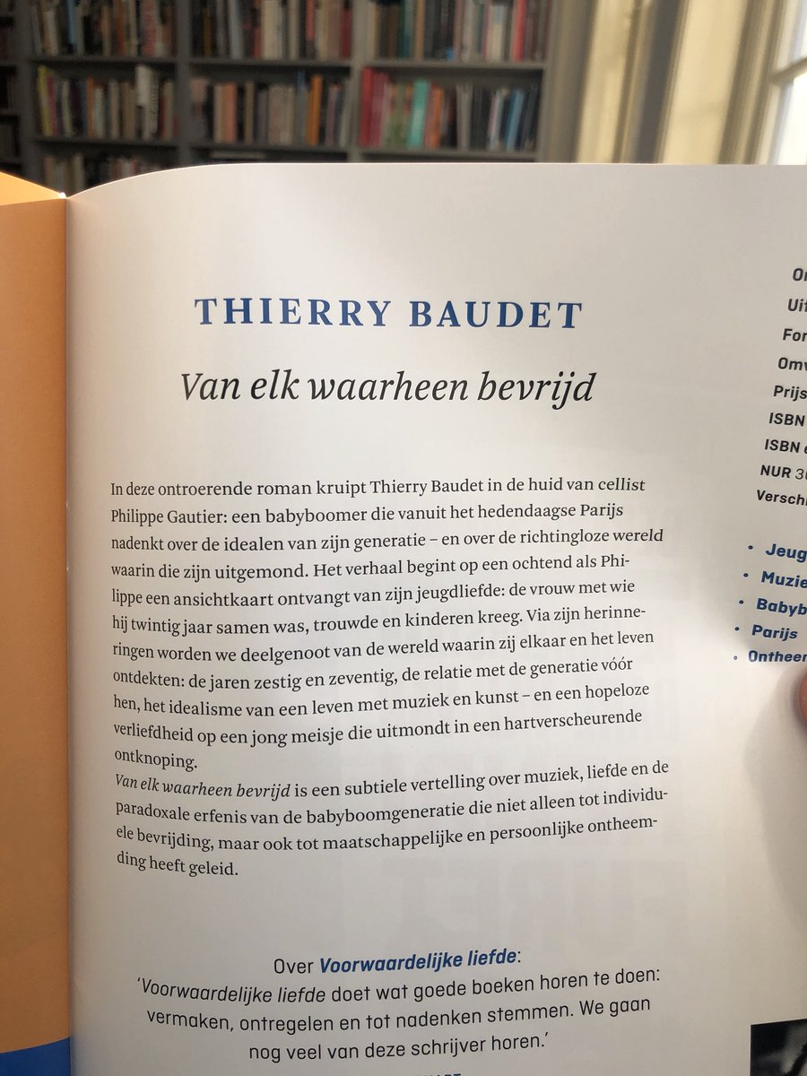 Thierry Baudet En Twitter Nieuwe Roman Is Aangekondigd Van Elk Waarheen Bevrijd Is De Titel Het Boek Verschijnt In Mei Van Dit Jaar Spannend Vanelkwaarheenbevrijd Https T Co W89c9vwyvs