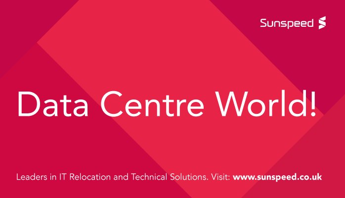 Sunspeed_'s tweet photo. We're looking forward to exhibiting @DataCentreWorld next week! If you're  attending the show and want an informal discussion about an upcoming #DataCentre #relocation or #consolidation project, be sure to stop by stand D1450! https://t.co/xKJJKudYlQ https://t.co/O5m02S6feG