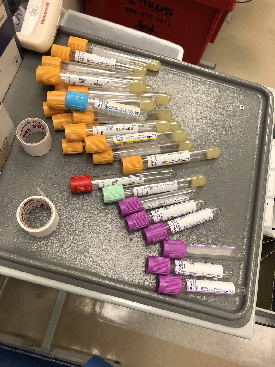 RaisingRare's tweet image. When you’re planning to undergo #HSCT for #systemicscleroderma your clinicians want to be sure everything checks out before you get the all clear to proceed.😵So many vials drawn and a few more tests to go. Moving forward with lots of HOPE! #ThisIsScleroderma