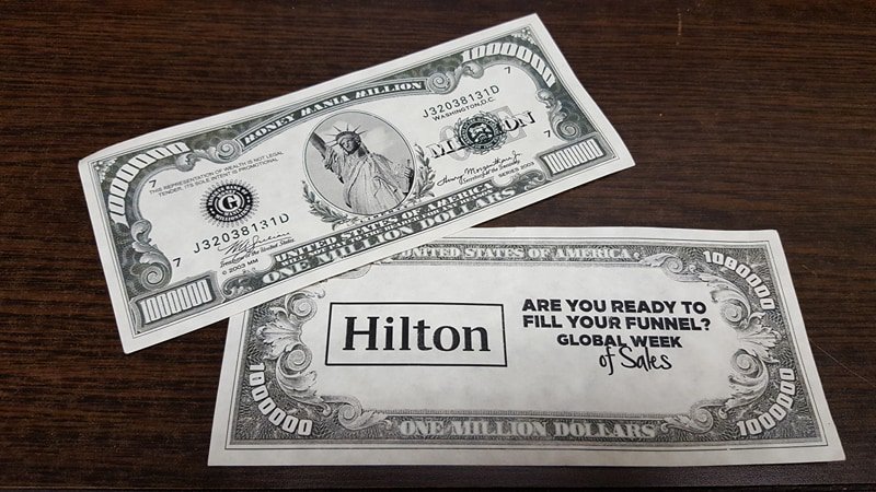 DoubleTree_SRC's tweet photo. Feelin' like a Millionaire~ Our Accountant knows what's up!  #InterstateProspectingDay #InterstateProspectingDay2018 #DoubleTreeSuites #Hilton #Sacramento #RanchoCordova #RCTT #Tourism #Hospitality #SalesBlitz #MoneyMakers #InterstateHotelsandResorts https://t.co/wVj0VEiY01