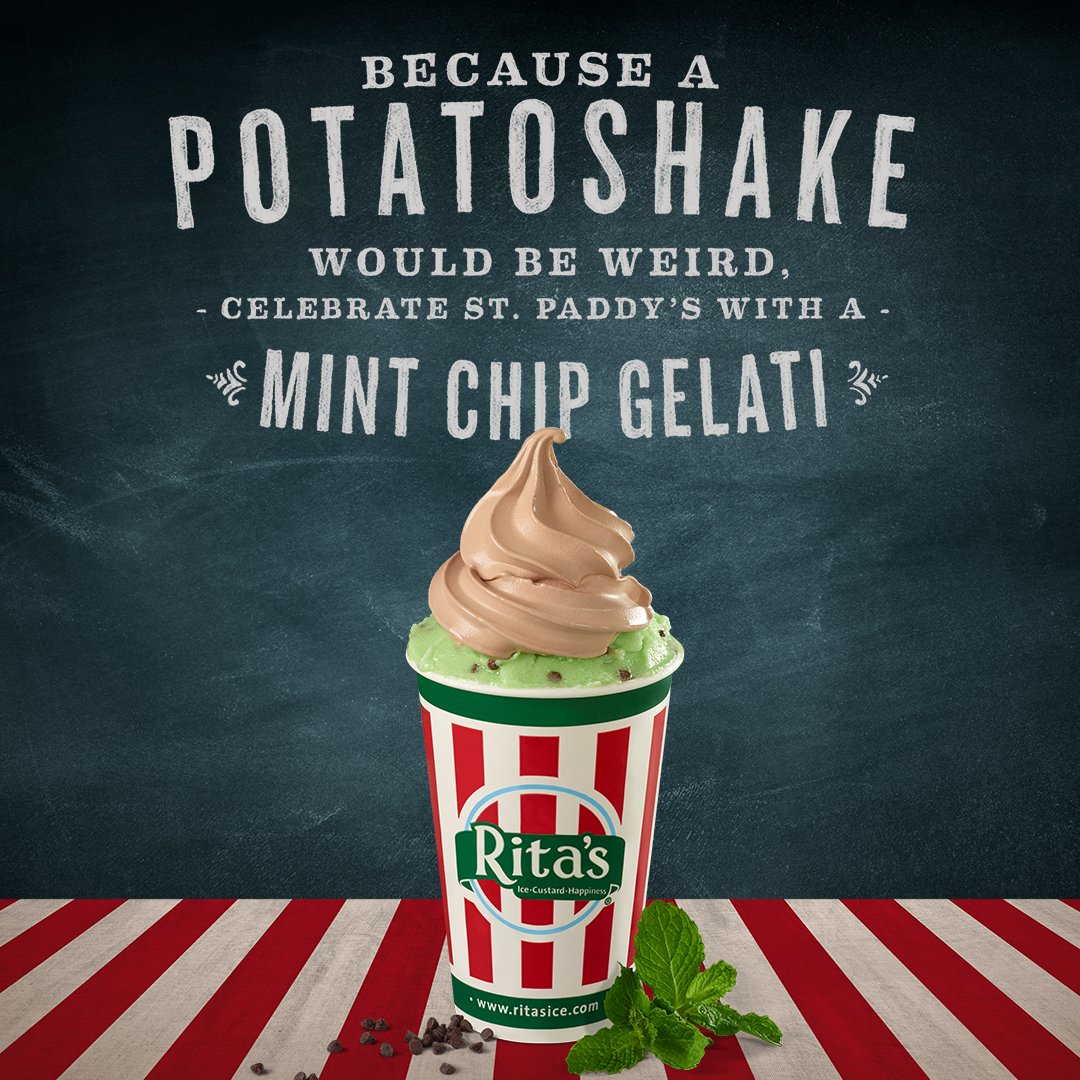 #GoGreen with a magically minty treat at Rita’s. You don’t have to catch a leprechaun to enjoy these treasures! #RitasofVisalia