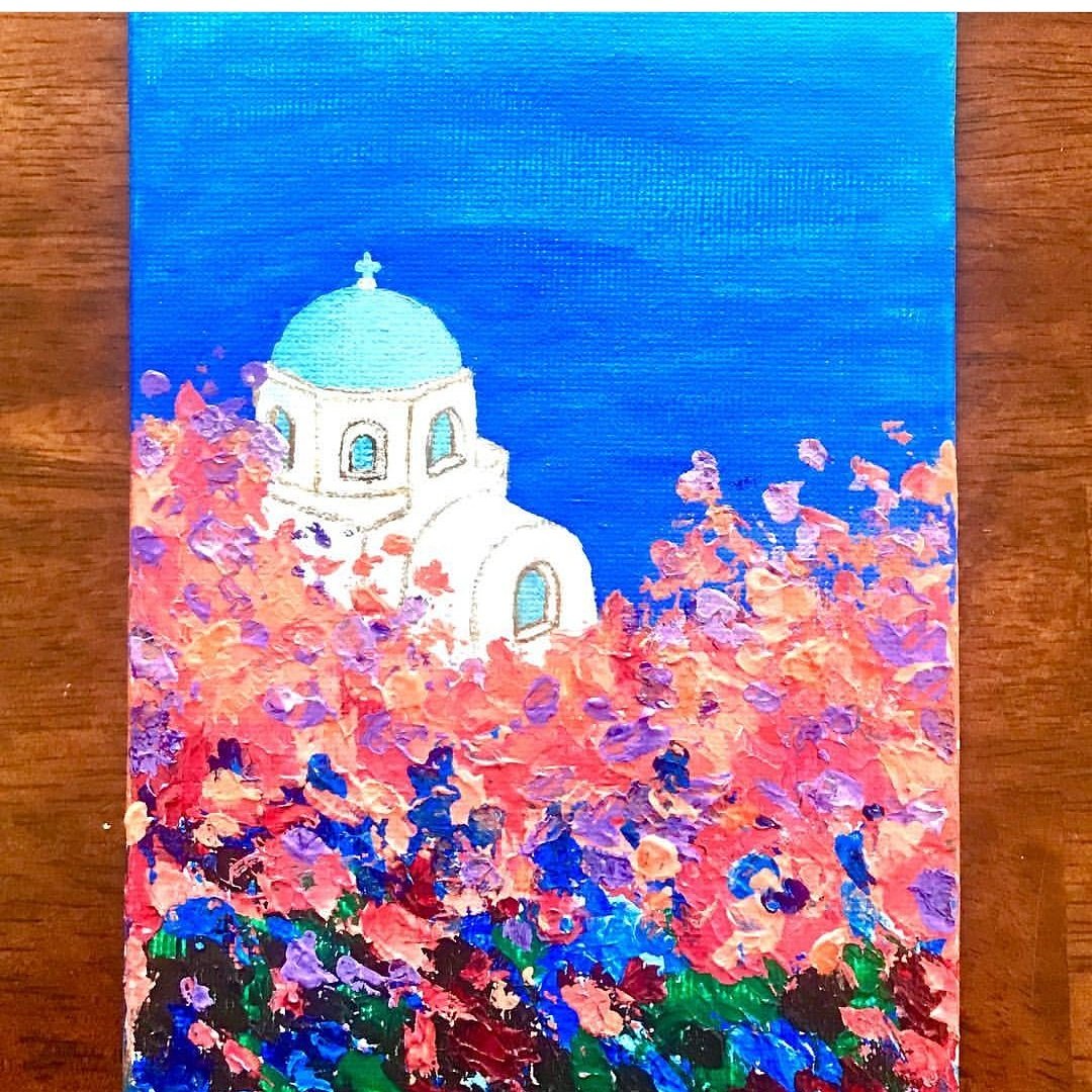 CuratedGreece's tweet photo. #repost of a #fantastic #painting from @the_bluerm of #beautiful #spring in #greece
.. check out more of her work! https://t.co/FjTawiTeEK