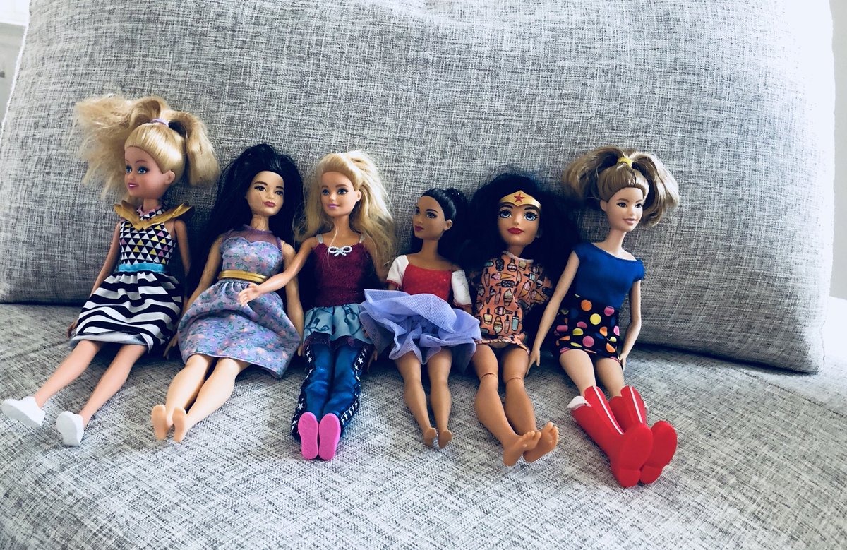 castleappletree's tweet photo. My daughter distributed her #WonderWoman doll’s clothes/accessories so everyone can be WonderWoman. @GalGadot https://t.co/K4MMYSOSAj