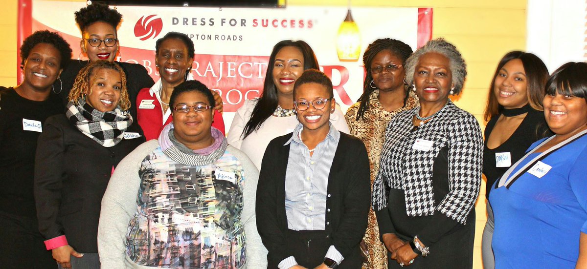 DFS_HR's tweet photo. Another successful RJT class. Guest speakers: Rebecca Hippolyte (Career Employment Recruiter for Dress for Success) and Lauren Lowery (City of Norfolk Neighborhood Services Manager) spoke on the importance of motivation, community involvement, and how to jump start your career. https://t.co/iheZeN6Atq