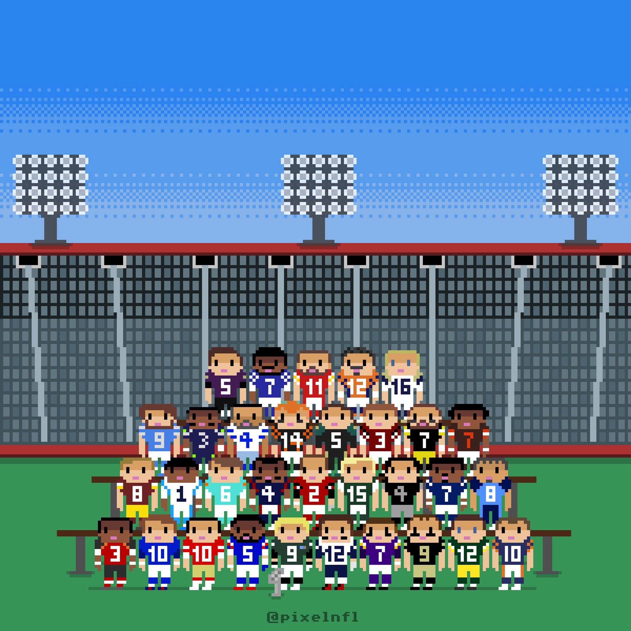 Pixel Art - NFL Team Quiz