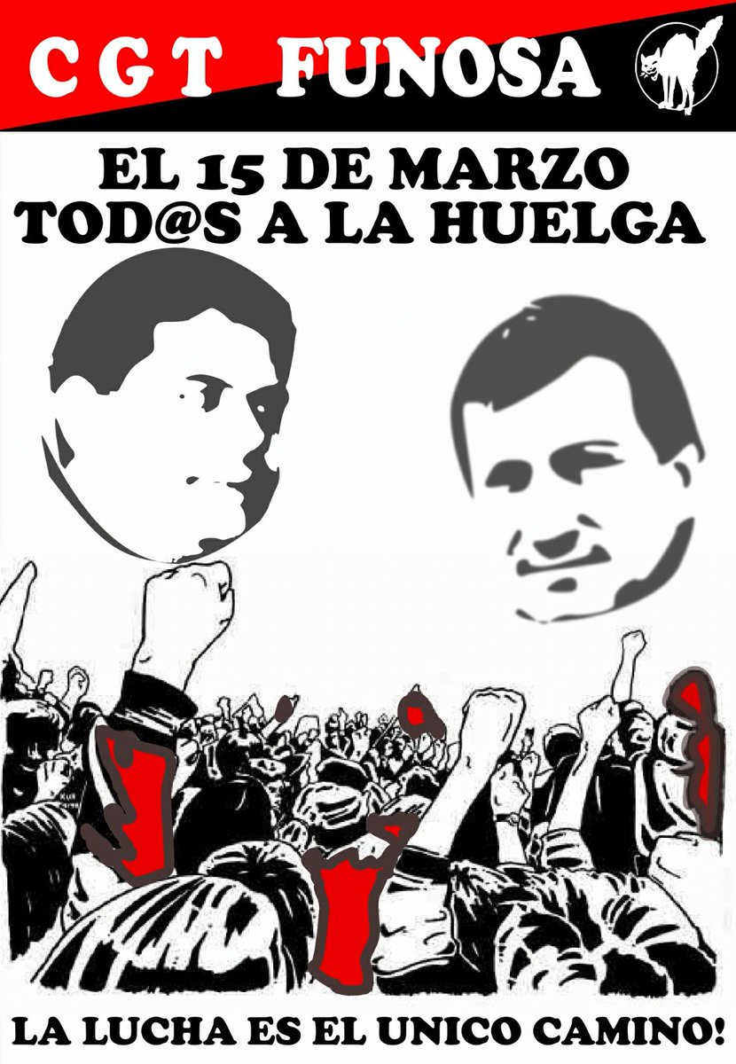 ErmengolGassiot's tweet photo. Demà els nostres companys de @cgtanoia comencen una vaga a #FUNOSA. Lluiten contra les externalitzacions i subcontractacions. Tot el recolzament i solidaritat. Els recordem que no estan sols/es!!! https://t.co/F8oXCxFkao