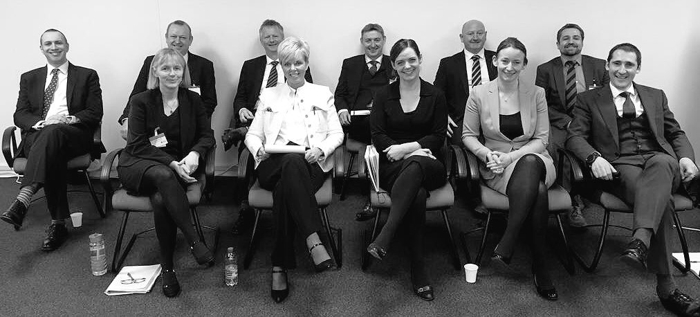 What an opportunity! Speaking about the energy, enthusiasm and empowerment from #innovation and #entrepreneurship in policing! Team work makes the dream work... <a href="/lucyseymour1/">Lucy Baillie</a> @GWessell_ASPol