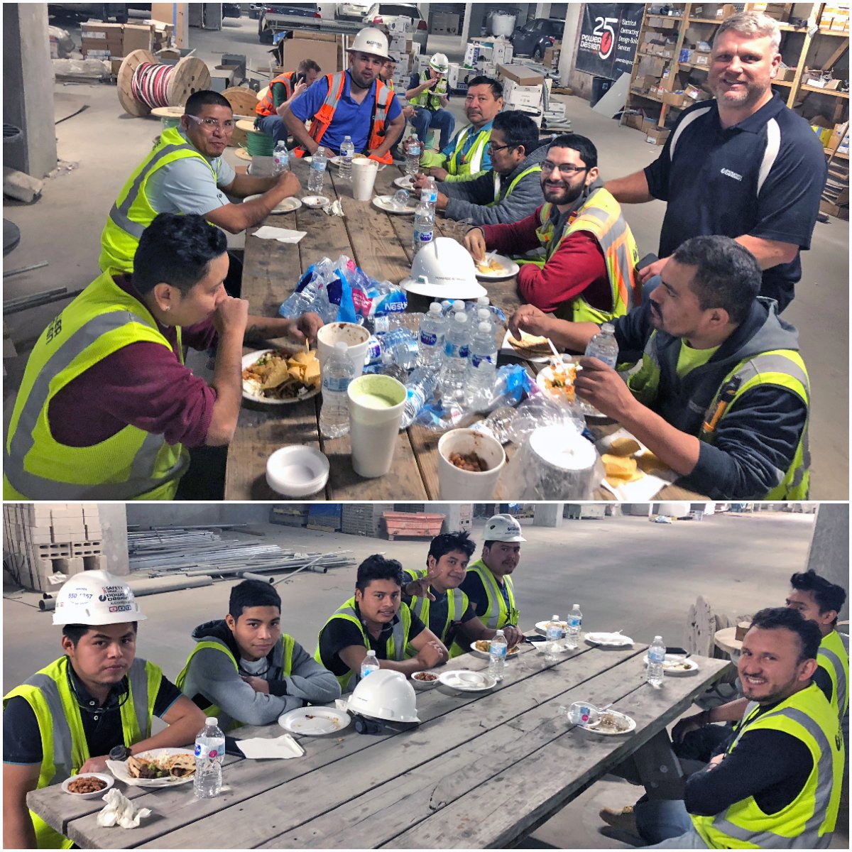 PowerDesignInc's tweet photo. We’re continuing to make field connections across the country! We sponsored a lunch from @ChachosTexMex for the team at Camden McGowan in Houston, Texas as a thank you for their hard work. https://t.co/PsNqlNPWZI