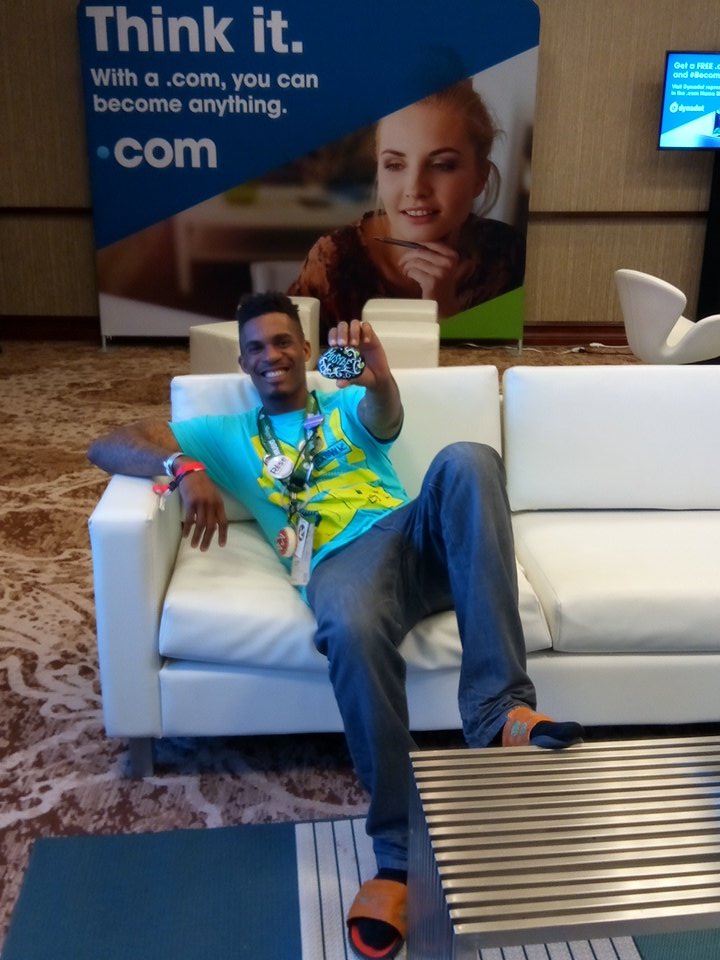 therealjchat's tweet photo. Shout out to @VERISIGN and @Dynadot for a dope experience at sxsw and for my .com #Jchat #Jacksonville #BecomeAnything https://t.co/bvC6y7O7Xw