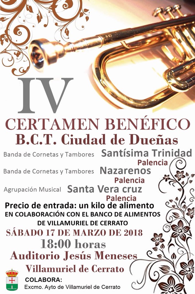 AM_StaVeraCruz's tweet photo. La Agrupación Musical, participará este Sábado 17 de Marzo en el certamen benéfico. Para una buena causa. Os esperamos !!! https://t.co/ekUbAd2gOE