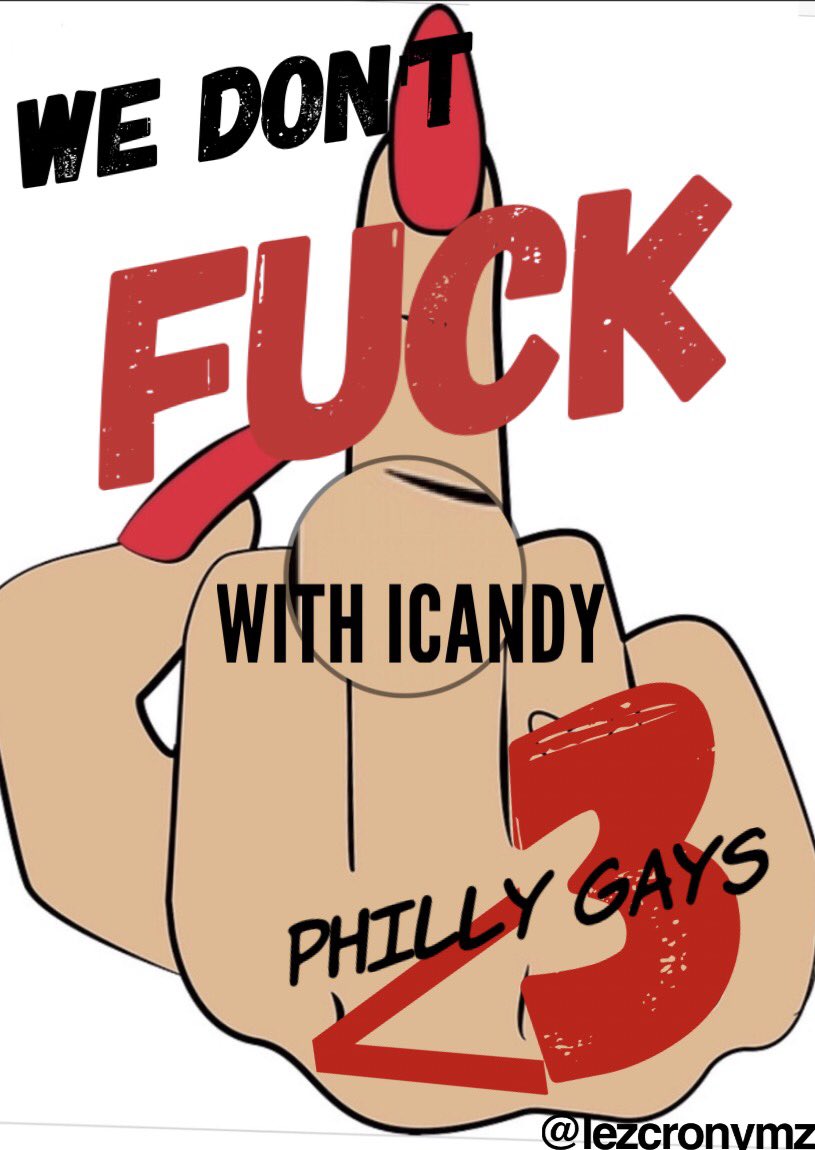LEZCRONYMZ's tweet photo. We don't fuck with @icandynightclub @clubicandy 🤷🏾♀️ <3 #philly #itsNotOver #hatredNeverProspers #racistestablishment #permanentboycott #lgbtq #lgbtqphilly #noh8 https://t.co/34J6FPzKZb