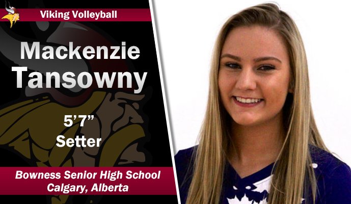 VCSUVikings's tweet photo. VCSU - New Article - Viking Volleyball signs Calgary native Mackenzie Tansowny
 - https://t.co/qnfDYJV7e1 https://t.co/2EhvqTP8e1