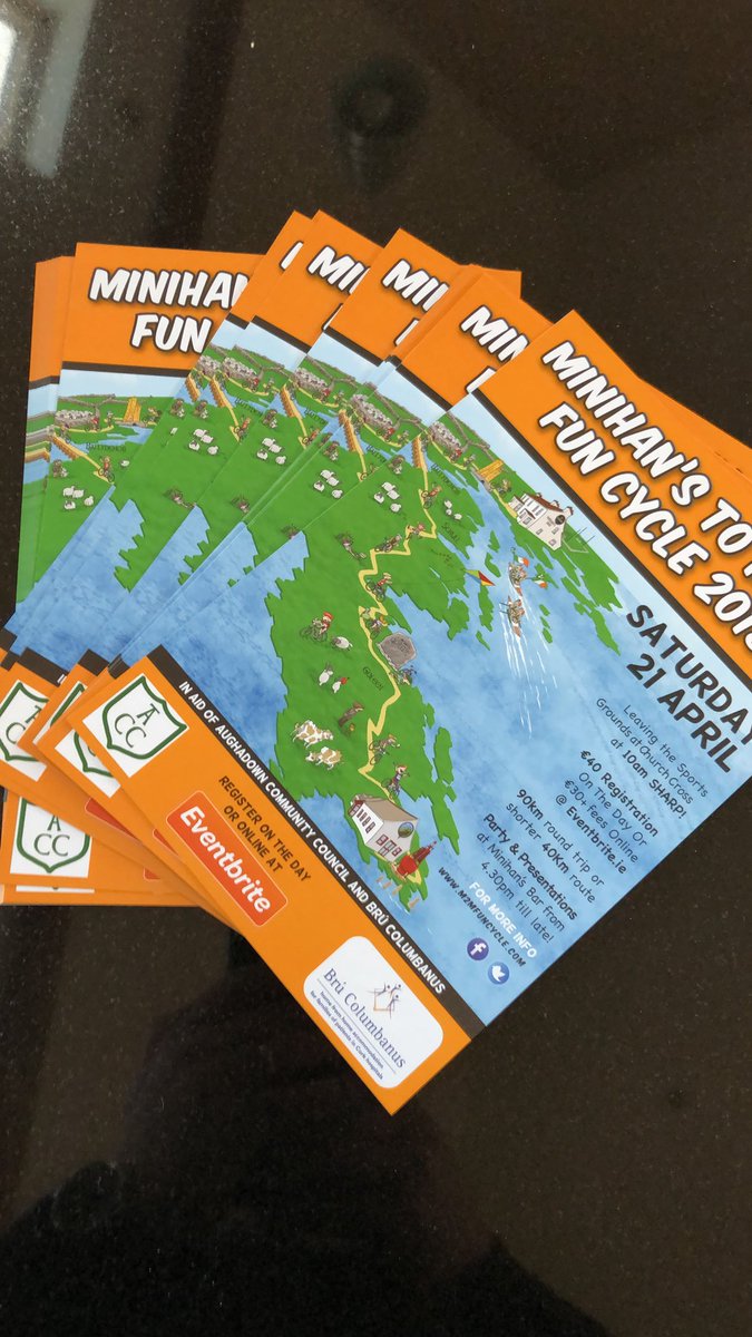 M2MFunCycle's tweet photo. Flyers have landed, just over a month now till our cycle on 21 April. Book your place @ https://t.co/094hVbprhJ.  A great training cycle for the bigger events later in the year such as @RingOKerryCycle https://t.co/xIqwN76EEn
