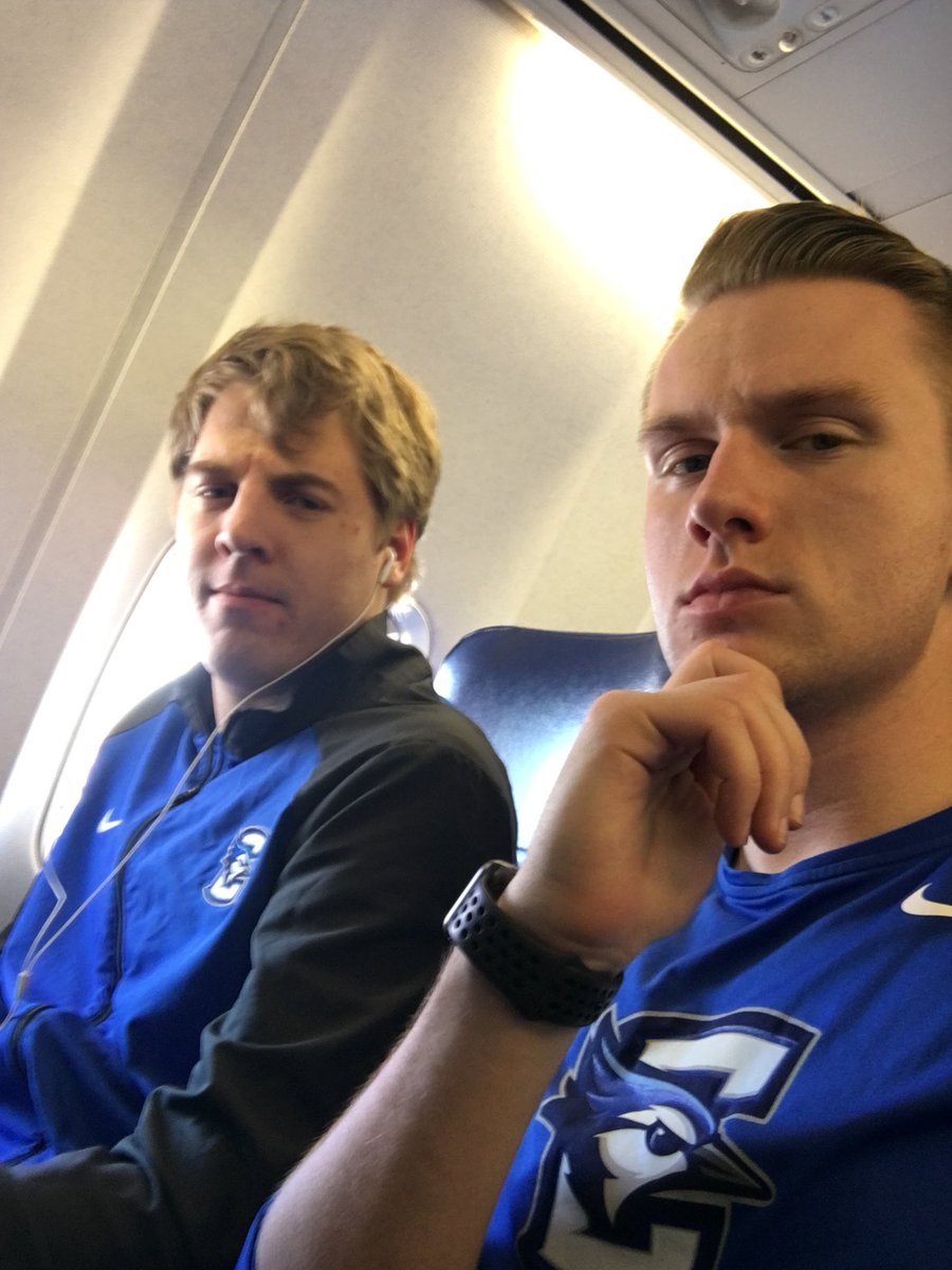 cumanajays's tweet photo. The manajays are off to Charlotte! #MarchMadness https://t.co/lfQEswm3Re