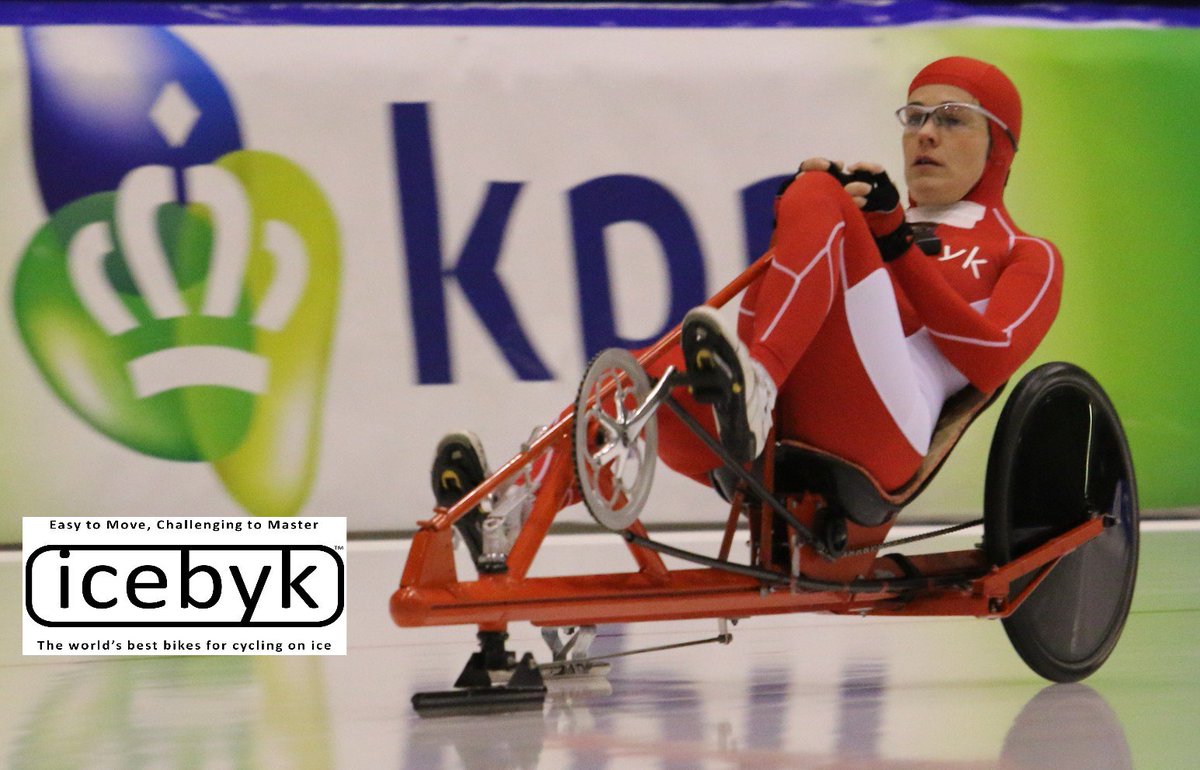 Team Icebyk On Twitter Hermanvdzandt One Day Ice Track Cycling Op De Paralympische Spelen