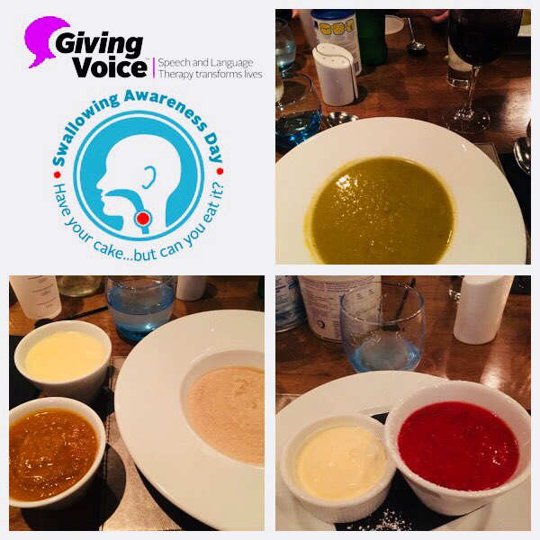 brothwood92's tweet photo. Spent the day on stage 1 fluids and a puréed diet, topped off by a lovely puréed meal from a local restaurant for #swallowaware2018 #communityspirit #dysphagia Gained valuable insight and some top tips to share with patients https://t.co/vFJf3FjrBd