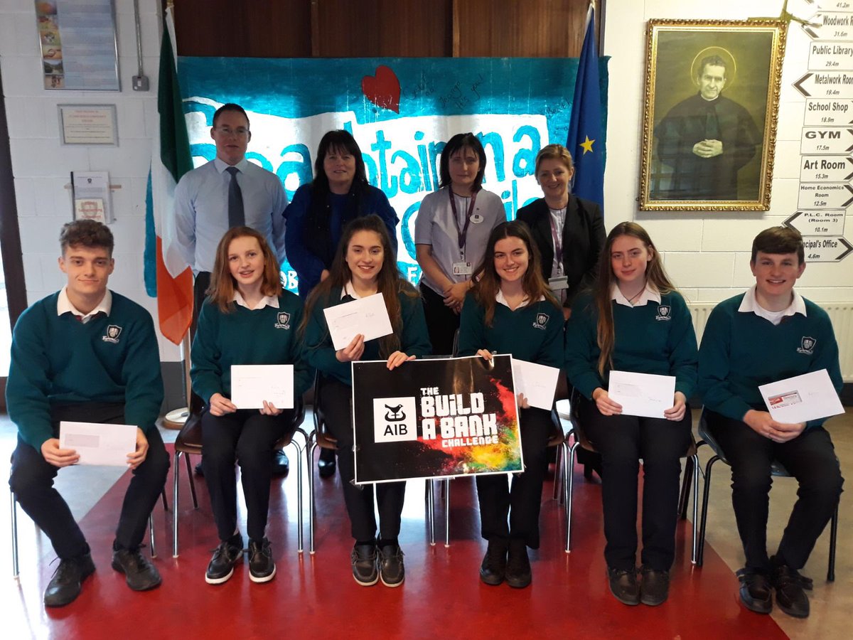 eileenmcma2018's tweet photo. @AIBIreland We are ready & looking forward to the National Finals. RDS 2018. St. John Bosco CC, Kildysart, Co Clare. ‘Banking with the Stars’ #aibbuildabank #backingstudents https://t.co/3iEBJm0U9F