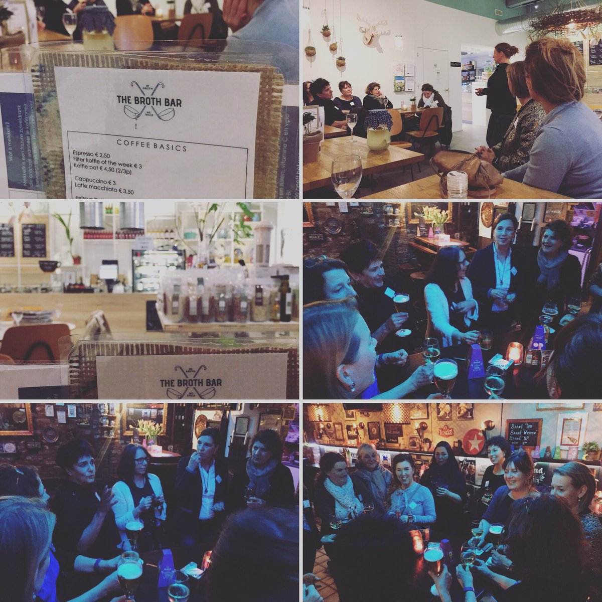 IngeborgDijkstr's tweet photo. Vanavond was er weer een leuke, gezellige en leerzame bijeenkomst van  Ondernemende Vrouwen Maastricht. We begonnen op een erg originele plek, waar ik nog nooit geweest was. 😊 #brothbar #maastricht #zakenvrouwen #ondernemendevrouwenmaastricht   @OVM043 https://t.co/ocRNZDdVKo