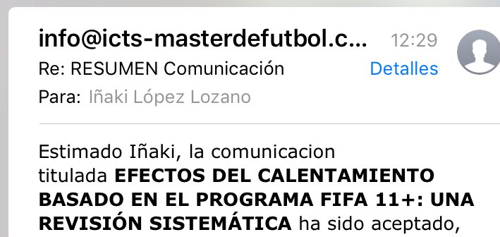 i_LopezPT's tweet photo. 📝 Comunicaciones aceptadas @MasterFutbolUPO #ICTS2018
“Estrategias y beneficios de la potenciación post-activación. Revisión sistemática“ “Calentamiento en deporte colectivo: Una Revisión sistemática” y “estrategias y beneficios de la Post-activacion potenciación” #MoveScience https://t.co/H6T92eFLhy