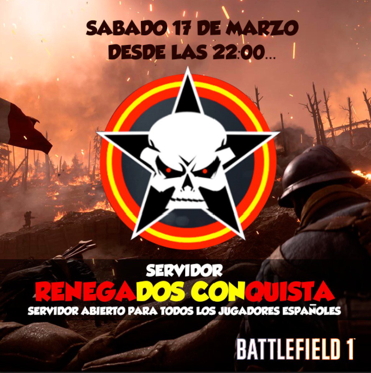 RngEsp's tweet photo. Sábado de Conquista. Una semana más nos complace invitarles a unirse a nuestro servidor para jugar juntos. https://t.co/1TQvaQDxuo