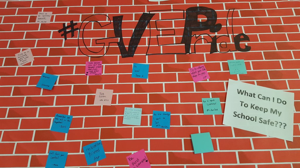 dellis222's tweet photo. Special thx to our S's who took initiative today to honor lives of Parkland,FL victims. Not a protest. No signs. Peaceful remembrance &amp; inspiration to create change. What can u do today to make your school safe? #GVEPride @MtMorrisAcademy @MtMorrisCTE #NationalSchoolWalkout https://t.co/9l4qzLCSvq
