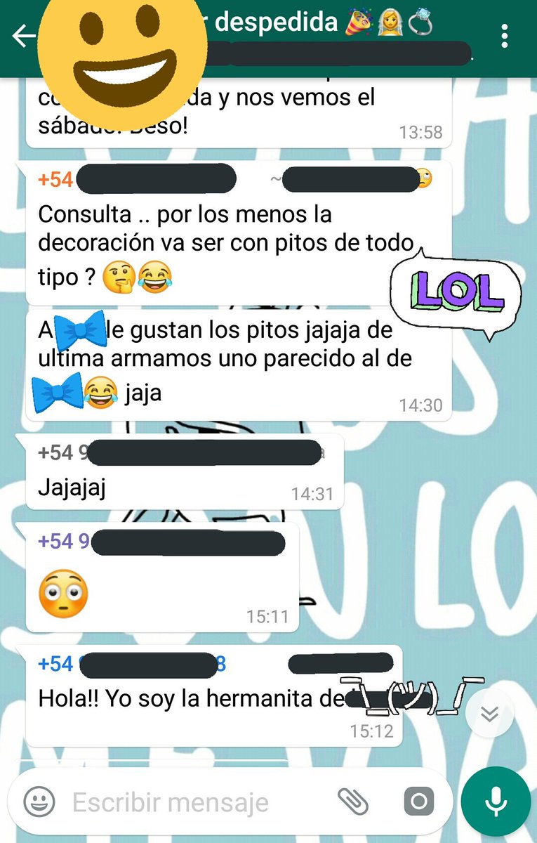 Cannnelaa's tweet photo. La hermana del novio saltó con ese comentario. Vamos a crecer amiguita. https://t.co/nOLOOHNddz